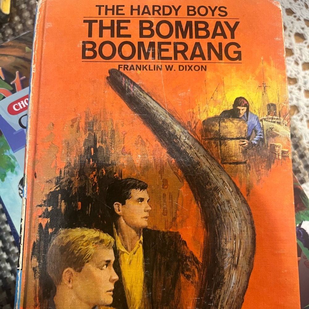 HARDY BOYS #49 BOMBAY BOOMERANG FRANKLIN W DIXON G&D 1970 FIRST ED PC